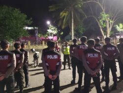 Berikan Rasa Aman Untuk Masyarakat KSB, Sat Samapta Polres Sumbawa Barat Lakukan Patroli Skala Besar