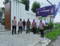 Kapolsek Pringgabaya Polres Lotim Pimpin Pengaman Giat Kunjungan Anies Baswedan