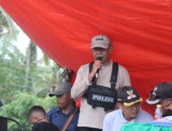 Momen Pacuan Kuda Papa Sumi, Kapolsek Lambu Sampaikan Tips Tangkal Isu Hoax Penculikan Anak