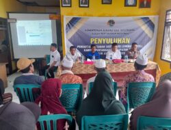 Mewakili Kapolres Bima, Kasi Hukum Polres Bima Jadi Pemateri Penyuluhan PTSL