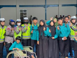 Puluhan Siswa Siswi Penyandang Disabilitas Belajar Pengenalan Fungsi-fungsi Kepolisian