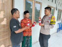 Bhabinkamtibmas Polsek Pringgabaya Melaksanakan Silaturrahmi Sekaligus Promosi Hasil Karya BUMDES