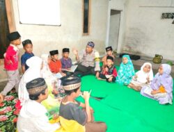 Beri Motivasi dan Imbauan ke Anak-Anak TPQ, Ini Yang Disampaikan Bhabinkamtibmas Polsek Pringgabaya
