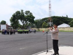 Kapolres Loteng Pimpin Apel Cipkon Pra Ops Mandalika Rinjani Menjelang WSBK 2023