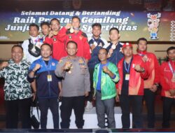 Disuport Kapolres Lombok Tengah, Atlet Biliard Meraih Medali Emas