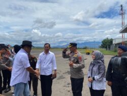 Kapolres Bima Sambut Kedatangan Kapolda NTB di Bandara Sultan Muhammad Salahuddin Bima