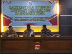 Polres Bima Gelar Lat Pra OPS Ketupat Rinjani 2023