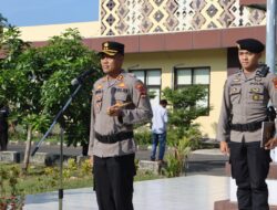 Kapolres Lombok Utara Pimpin Apel Gelar Pasukan Ketupat Rinjani 2023
