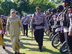Polres Bima Laksanakan Apel Gelar Pasukan Operasi Ketupat Rinjani 2023