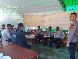 Wakapolres Bima, Kunjungi dan Cek kesiapan Pos Pam Operasi Ketupat Rinjani Tahun 2023 di Tente
