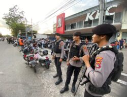 Jaga Situasi Kamtibmas Tetap Kondusif Personel Sat Samapta Diterjunkan Polres Lotim Untuk Berpatroli Di