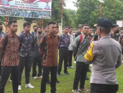 Wakapolres Bima Pimpin Pelepasan Casis Polri Yang Akan Mengikuti Seleksi Rikkes di Polda NTB