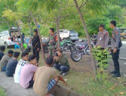 Sinergitas TNI-POLRI Menjaga Kamtibmas Polres Laksanakan Patroli Bersama