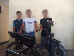 26 Hari di Buru, Tiga Terduga Sindikat Pelaku Curanmor di Bekuk Tim Puma dan Polsek Sanggar