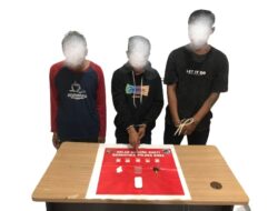 Diduga Edarkan Narkoba Jenis Shabu Tiga Pria ini Dibekuk Tim Opsanal Sat-Resnarkoba Polres Bima