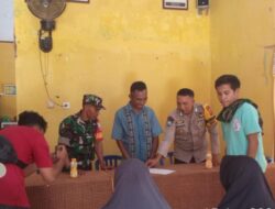 BKTM Polsek Woha Laksanakan Jum,at Curhat Warga Binaan Keluhkan Peredaran Miras dan Judi Sabung Ayam