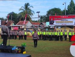 Kapolres Bima AKBP Hariyanto SH, SIK Pimpin Apel Kasatkamling Polres Bima Tahun 2023