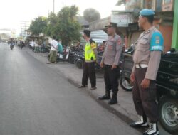 Anggota Polsek Pringgabaya Beserta Anggota Laksanakan Giat Pengamanan Sholat Idul Adha