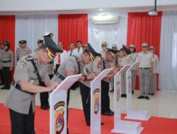 Polda NTB Gelar Sertijab Irwasda Dan 3 Kapolres Polda NTB