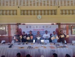 Polda NTB Gelar Konferensi Pers Ungkap Ribuan Gram Sabu Dilanjutkan Pemusnahan Barang Bukti