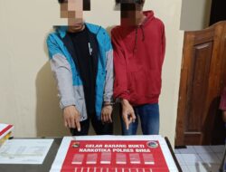Dua Terduga Pengedar Narkoba jenis Shabu Asal Kabupaten Dompu di Amankan Sat-Resnarkoba Polres Bima
