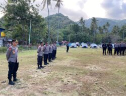 Pastikan Pengamanan HLTF-EI Berjalan Baik, Karoops Polda NTB Cek Personel di Lokasi