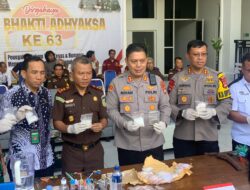 Kapolres Bima Hadiri Pemusnahan Barang Bukti di Kejaksaan Negeri Raba Bima