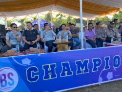 Staf Khusus Presiden Hadir Final Turnamen Sabolah Cup di Lombok Tengah