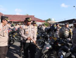 Guna Hadapi Pemilu Dan Pelayanan Maksimal Kepada Masyarakat, Kapolres Lombok Timur Lakukan Pengecekan Randis