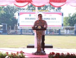 Polda NTB Inisiasi Deklarasi Pemilu Damai, 18 Pimpinan Parpol Baca Ikrar