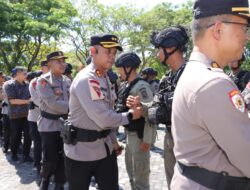 Kapolres Loteng Hadiri Pemberangkatan Personil Sat Brimobda NTB BKO Satgas Amole 2023