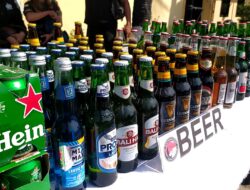 1.920 Botol Miras Dimusnahkan Polresta Mataram