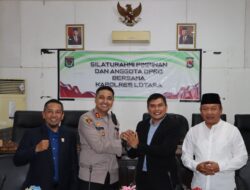 Silaturahmi Kapolres Lombok Utara ke DPRD  Kabupaten Lombok Utara