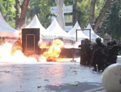 Persiapkan Pengamanan Pemilu 2024, Polda NTB Gelar Simulasi Sispamkota