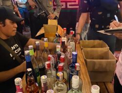 Sat Res Narkoba Polres Loteng Amankan Ratusan Botol Miras Berbagai Jenis Saat Operasi Pekat (penyakit masyarakat).