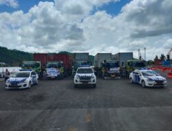 Polres Loteng Kawal Logistik Pemilu 2024 Kabupaten Lombok Tengah.