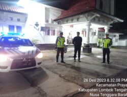 Jelang Pemilu 2024 Polres Loteng Laksanakan Patroli Ke Kantor KPU dan Gudang Logistik