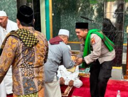 Kapolsek Sandubaya Himbau Masyarakat Jaga Kondusifitas Lingkungan dalam Menyambut Pesta Demokrasi 2024