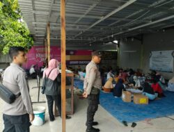 Polsek Gangga Optimalkan Penjagaan di Gudang Logistik KPUD Lombok Utara