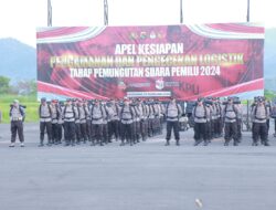 Pimpin Apel Kesiapan Pengamanan TPS, Kapolda NTB : Ini Simbol Kesiapan Personil