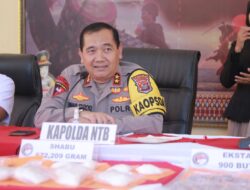 Ditresnarkoba Polda NTB Berhasil Ungkap 13 Kasus Narkotika Selama Januari 2024