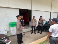 Terapkan Pengamanan Berlapis, Polres Lombok Utara Perketat Pengamanan Kotak Surat Suara di PPK