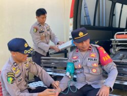 Pastikan Kondisi Anggota Prima, Si Dokkes Polres Sumbawa Rutin Berikan Layanan Kesehatan