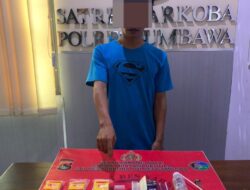 Di Duga Kerap Edarkan Sabu, Satresnarkoba Polres Sumbawa Ringkus Seorang Pria Di Utan