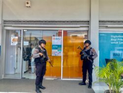 Perketat Pengamanan Objek Vital, Samapta Polres Lombok Utara Berikan Pengamanan