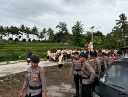 Polres Loteng Kawal Pawai Ogoh-Ogoh Di Pringgarata.