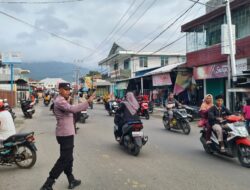 Pastikan Kondusif, Personil Polsek Alas Melaksanakan Patroli & Pengamanan Ngabuburit