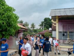 KNPI dan KAMMI Lampung Sasar Warga Terdampak Banjir di Rajabasa