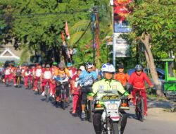 Jaga Kebugaran Tubuh, Kapolres Sumbawa Bersama Anggota Gowes Bareng