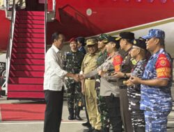 Kapolda NTB Sambut Kunjungan Kerja Presiden RI Beserta Rombongan di NTB